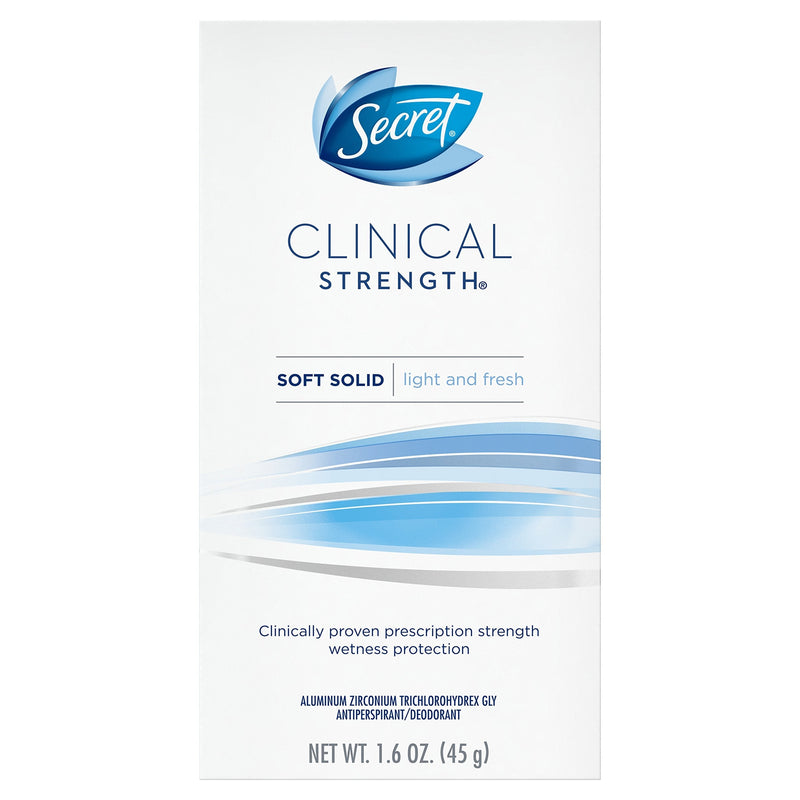 Secret Antiperspirant and Deodorant for Women, Clinical Strength Soft Solid, Light and Fresh, 1.6 Oz - BeesActive Australia
