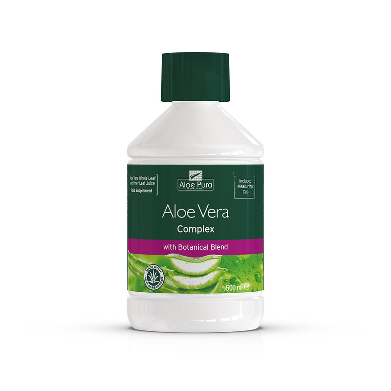 Aloe Vera Complex Juice , Natural , Vegan , Cruelty Free , Food Supplement, 500ml, Aloe Pura - BeesActive Australia