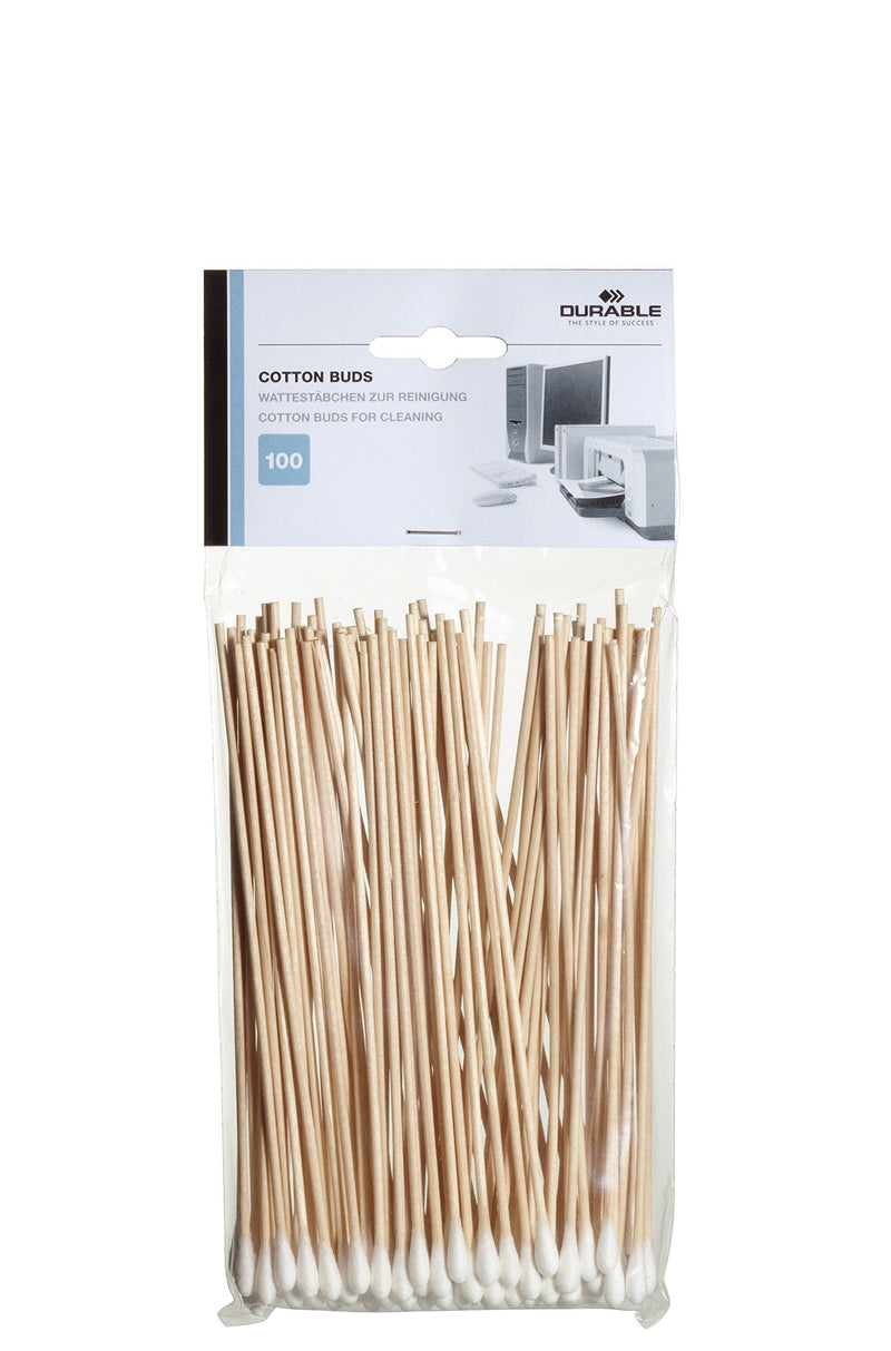 Durable Wooden Cotton Buds | Pack of 100 Strong Wooden Cotton Buds | Perfect For Cleaning Electrical and Office Equipment - BeesActive Australia