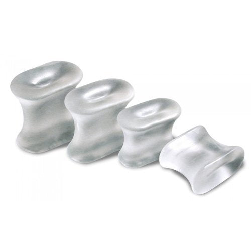 GelX All Gel Toe Spreader (x2) Large - (1st/2nd Toe) - Protects, Realigns and Moisturises L (Pack of 2) - BeesActive Australia