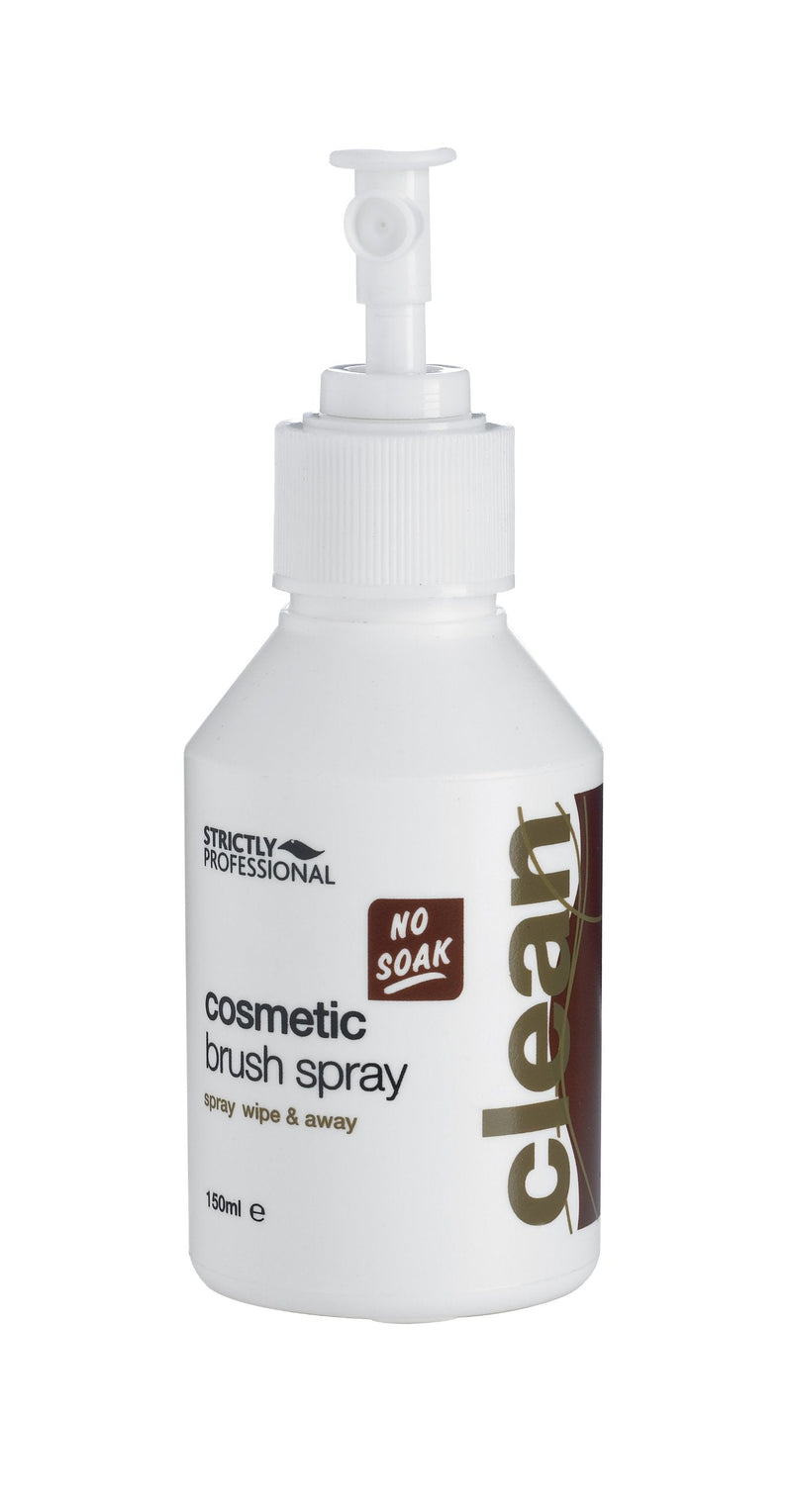 Strictly Professional Cosmetic Brush Spray Eliminates Bacteria Build Up – Spray, Wipe & Away 150ml - BeesActive Australia