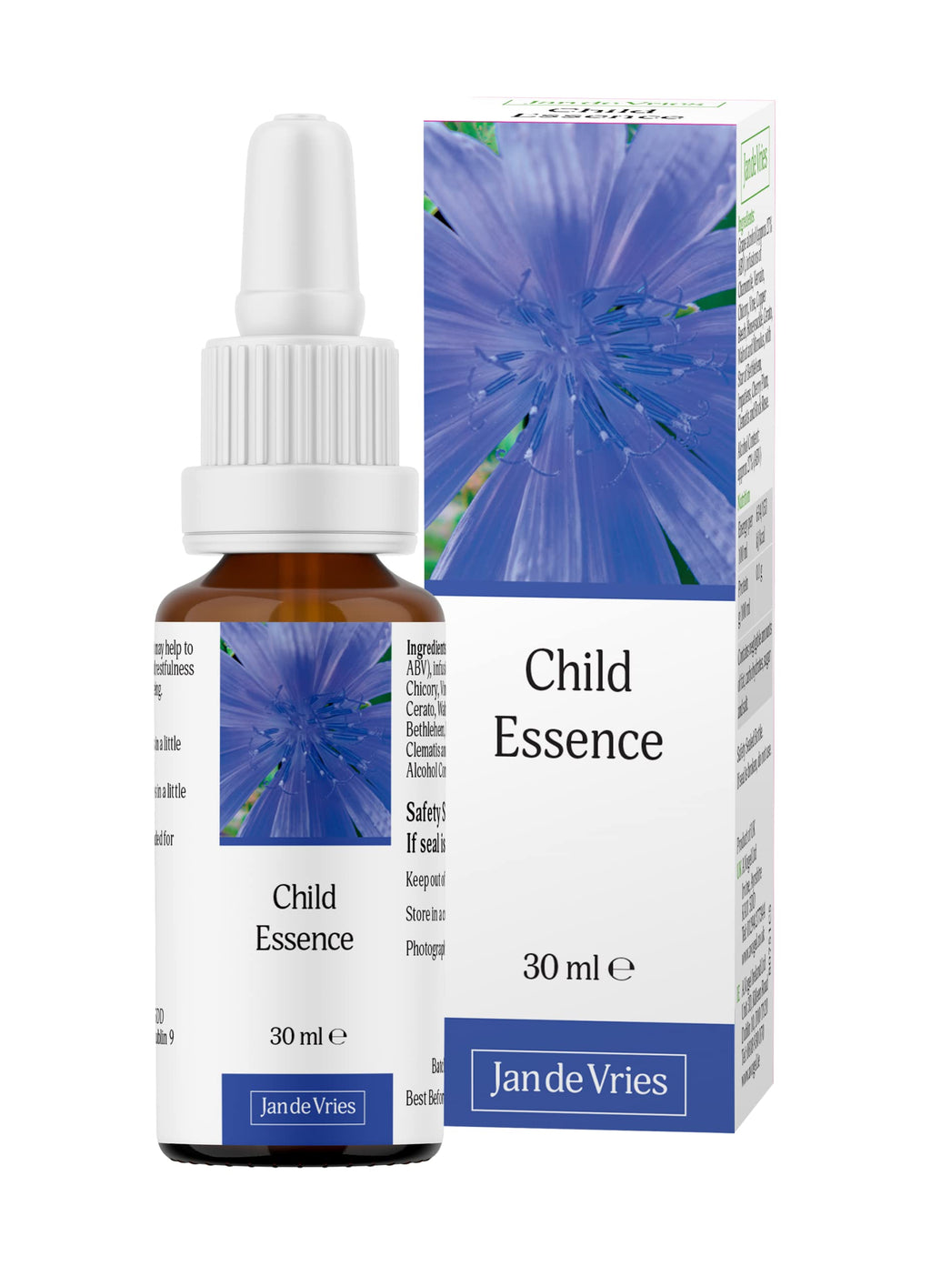 Jan De Vries Child Essence | Balance your Child’s Behaviour | Contains Chamomile,Chicory & Honeysuckle | 30ml - BeesActive Australia