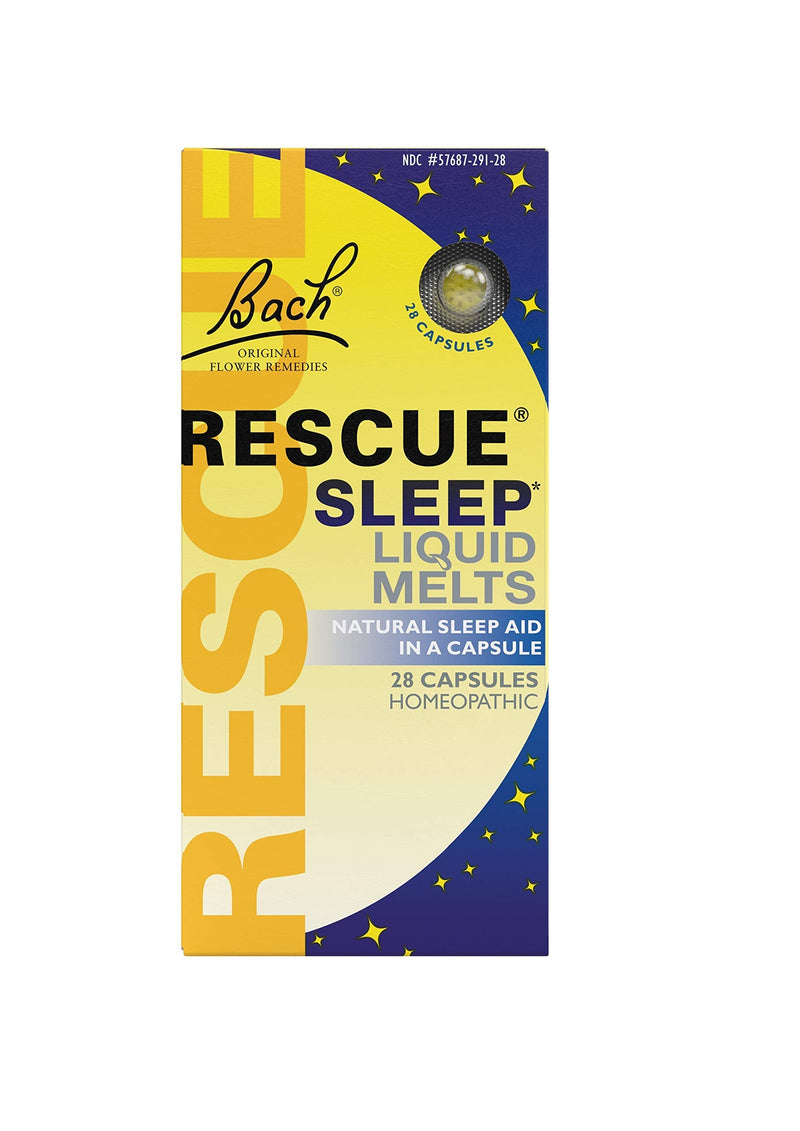 RESCUE Night Liquid Melts 28 Capsules NIGHT LIQUID MELTS 28s 28 Count (Pack of 1) - BeesActive Australia