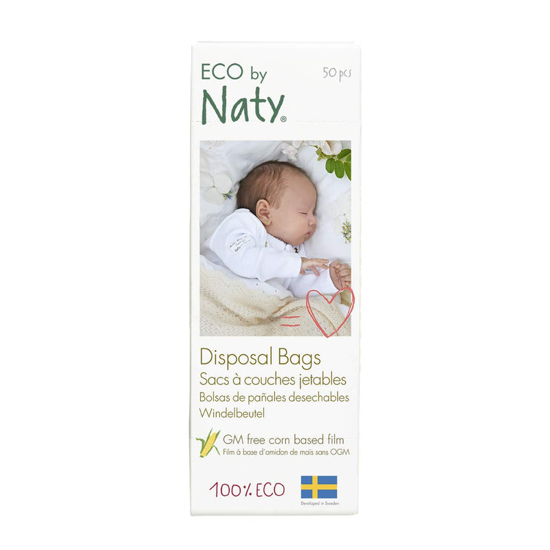 Eco by Naty, Ecological Disposal Bags, 150 pieces (3x50), 100 percent Compostable 3 - BeesActive Australia