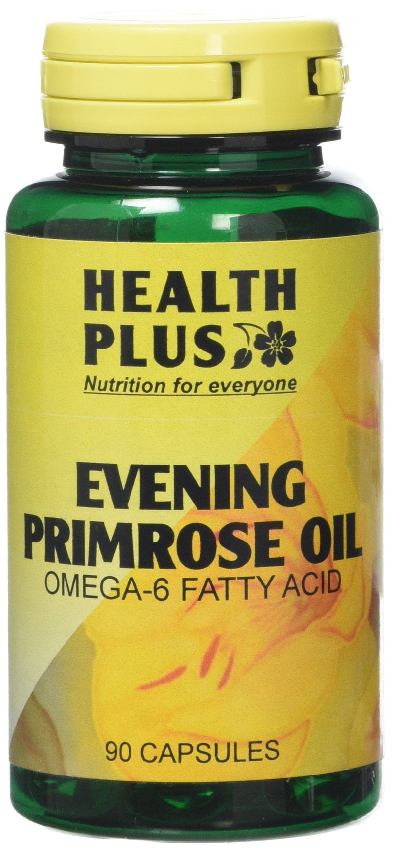 Health Plus Evening Primrose Oil 500mg Omega-6 Supplement - 90 Capsules 90 count (Pack of 1) - BeesActive Australia