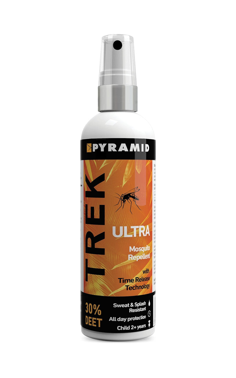 Pyramid Trek Ultra. Long lasting DEET Insect/Mosquito Repellent DEET Spray - 100ml - BeesActive Australia