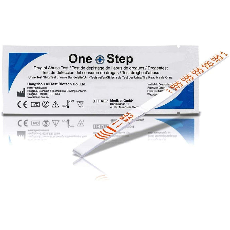 5 x Drug Testing Kits Cocaine Single Urine Test Strips - One Step 5 Count (Pack of 1) - BeesActive Australia