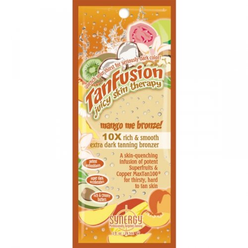 Synergy TanFusion Mango Me Bronze Rich and Smooth Dark Tanning Bronzer Sachet 29.5 ml 29.5ml - BeesActive Australia