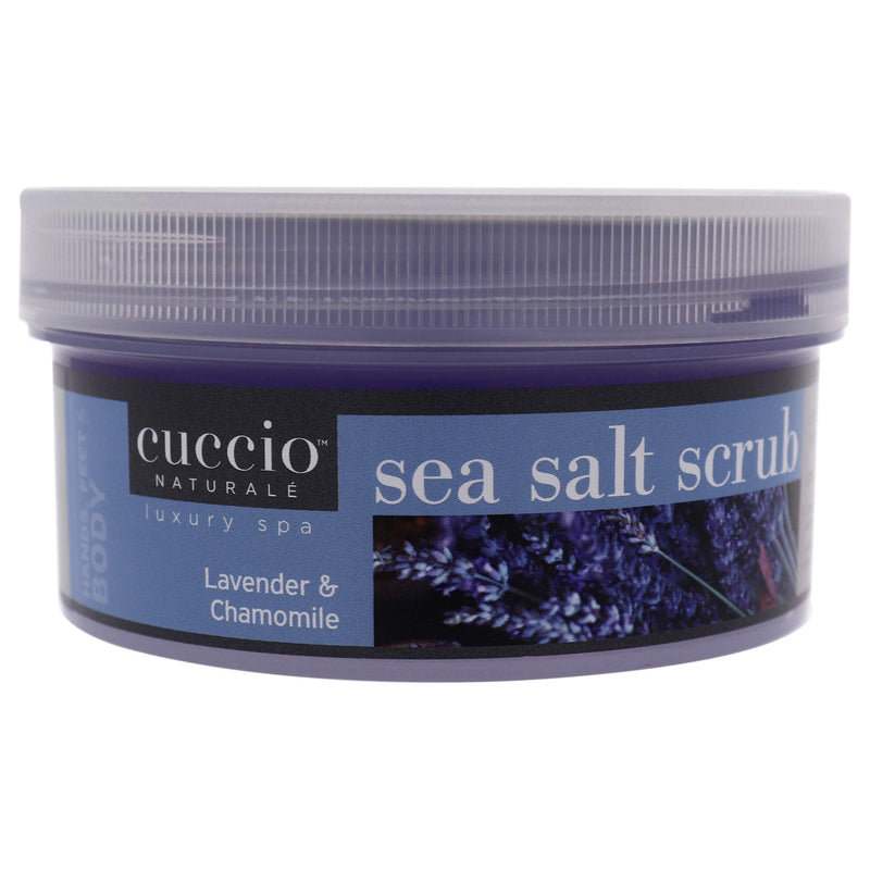 Cuccio Natural Sea Salt with Lemongrass and Lavender, Medium Crystals and Fine 553 g - BeesActive Australia