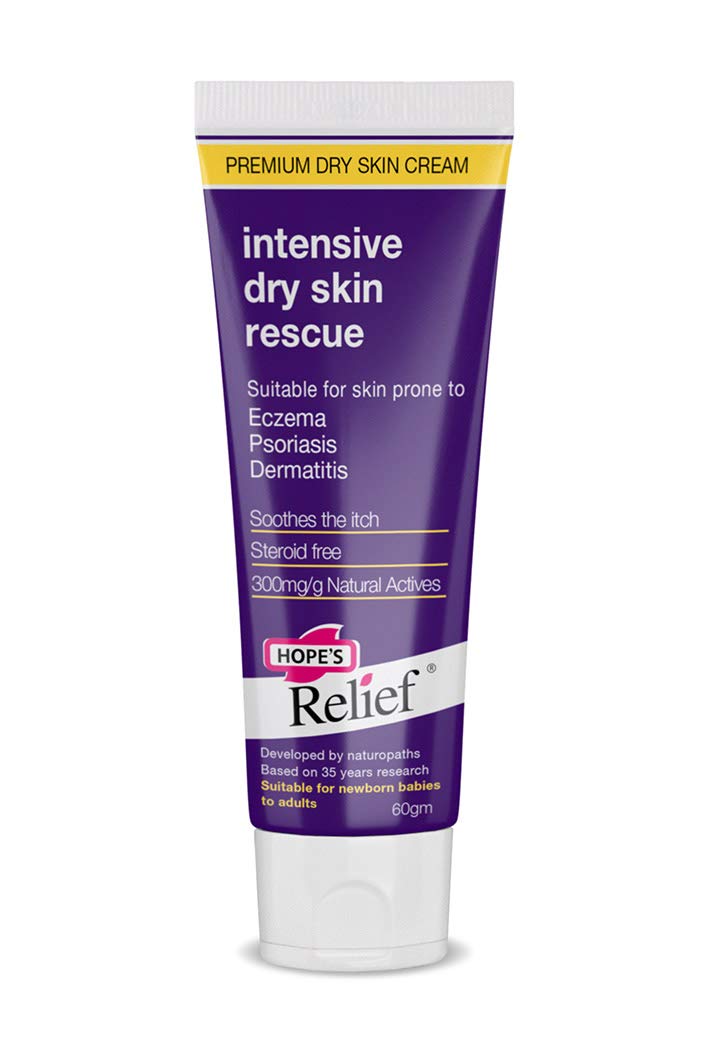Hope's Relief Natural Intensive Dry Skin Cream for Face Moisturiser, Eczema, Psoriasis and Dermatitis Treatment - BeesActive Australia