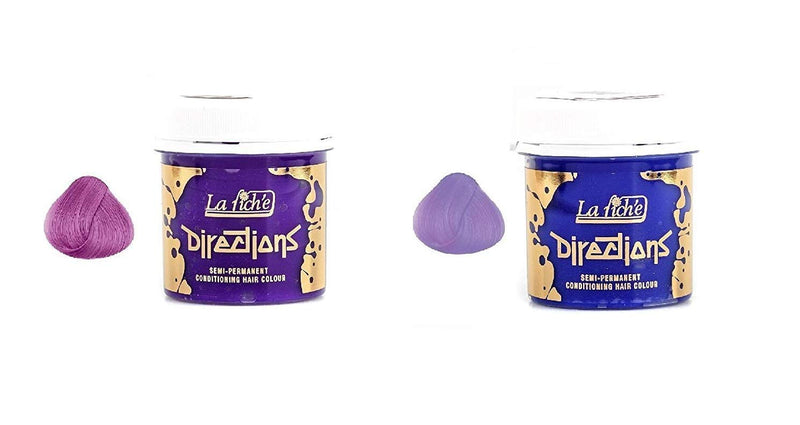 X2 La Riche Directions Semi-Permanent Conditioning Hair Colour 88ml - Violet & Lilac by La Riche - BeesActive Australia