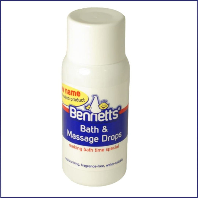 Bennetts Aqueous Bath and Massage Oil for Soft and Smooth Skin - Moisturises and Protects Delicate Skin -Ideal for Dry and Eczema Prone Skin -200ml - BeesActive Australia