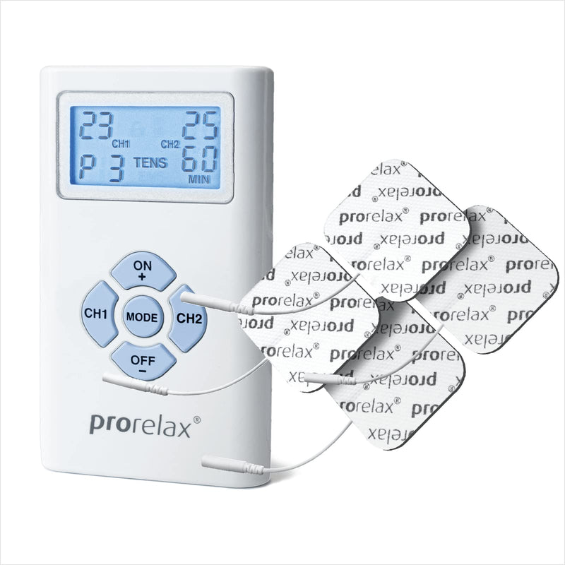 prorelax TENS/EMS Duo | Electrostimulation device | 2 therapies with one device | Natural therapy against chronic pain and for muscle building - BeesActive Australia