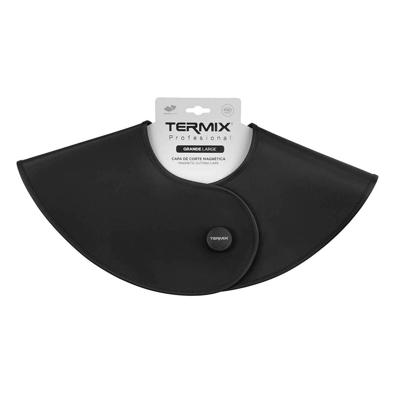 Termix Profesional Hair Cutting Cape large black- Waterproof surface and magnetic button - BeesActive Australia