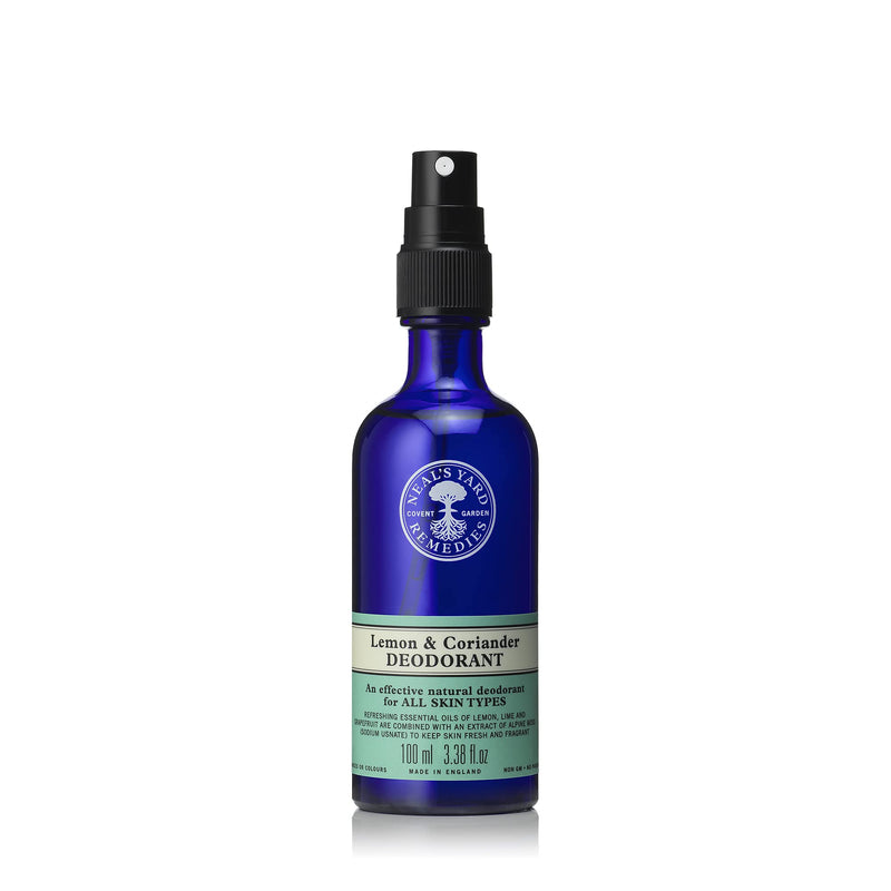 Neal's Yard Remedies Lemon & Coriander Deodorant | Lasting Freshness to Face the Day | 100ml - BeesActive Australia