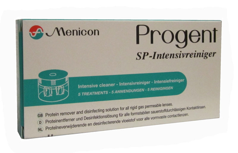 Menicon Progent SP Protein Remover and Disinfecting Cleaning Solution for Gas Permeable Contact Lenses. Pack of 3 - BeesActive Australia