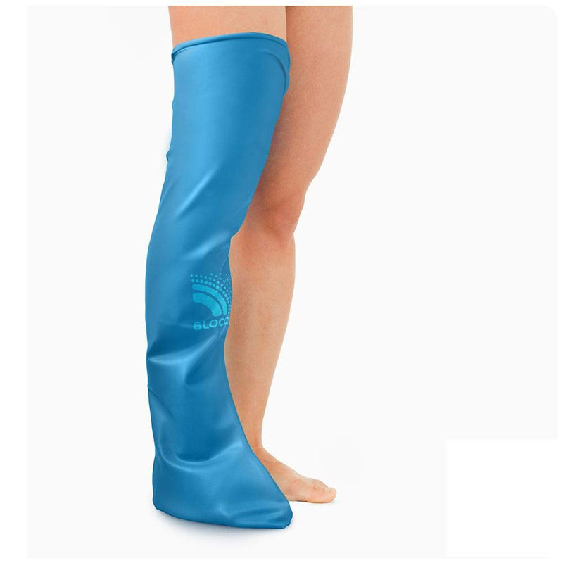 Bloccs Waterproof Plaster Cast Covers Leg, Swim, Shower & Bathe. Watertight Protector, Adult Full Leg - BeesActive Australia