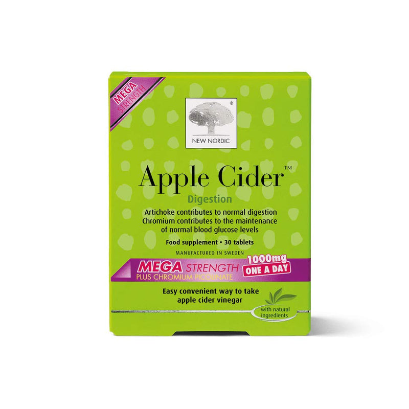 New Nordic Apple Cider Mega One a Day Tablets, Pack of 30 Apple Cider Mega - 30 Tablets - BeesActive Australia