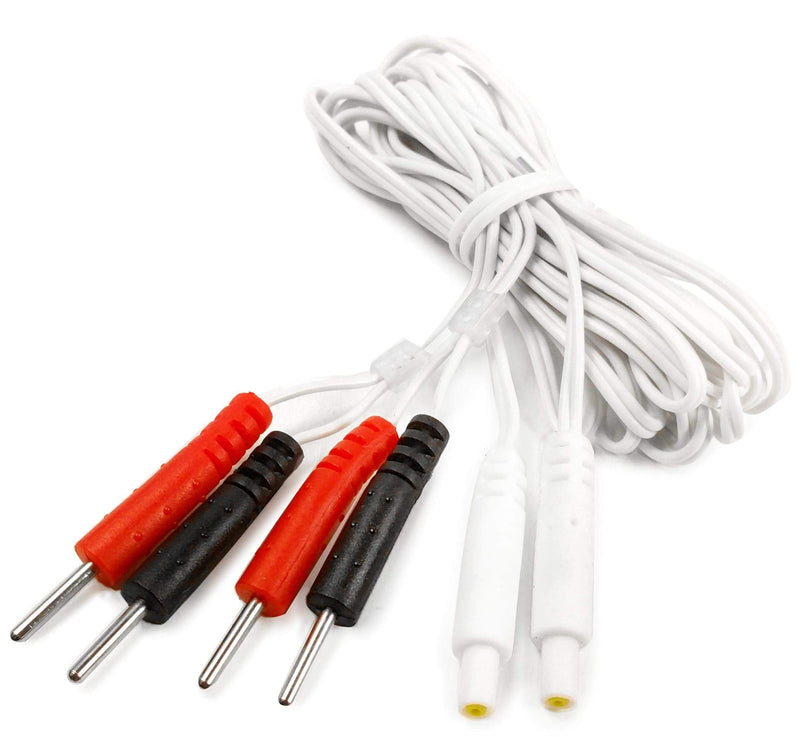 TensCare Leadwires for NEW touch TENS, Perfect TENS, Perfect EMS, Perfect PFE and Uniglo - 2 x L-CPT (Eligible for VAT relief in the UK) - BeesActive Australia