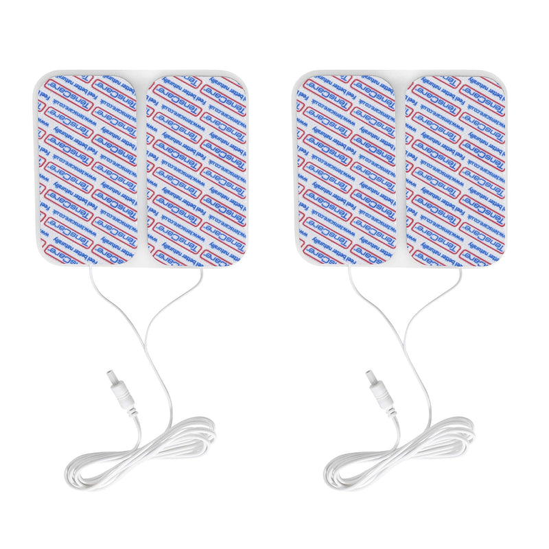 TensCare MamaTENS Replacement Electrodes with circular lead connection for the New Mama TENS model, Pack of 4 - BeesActive Australia