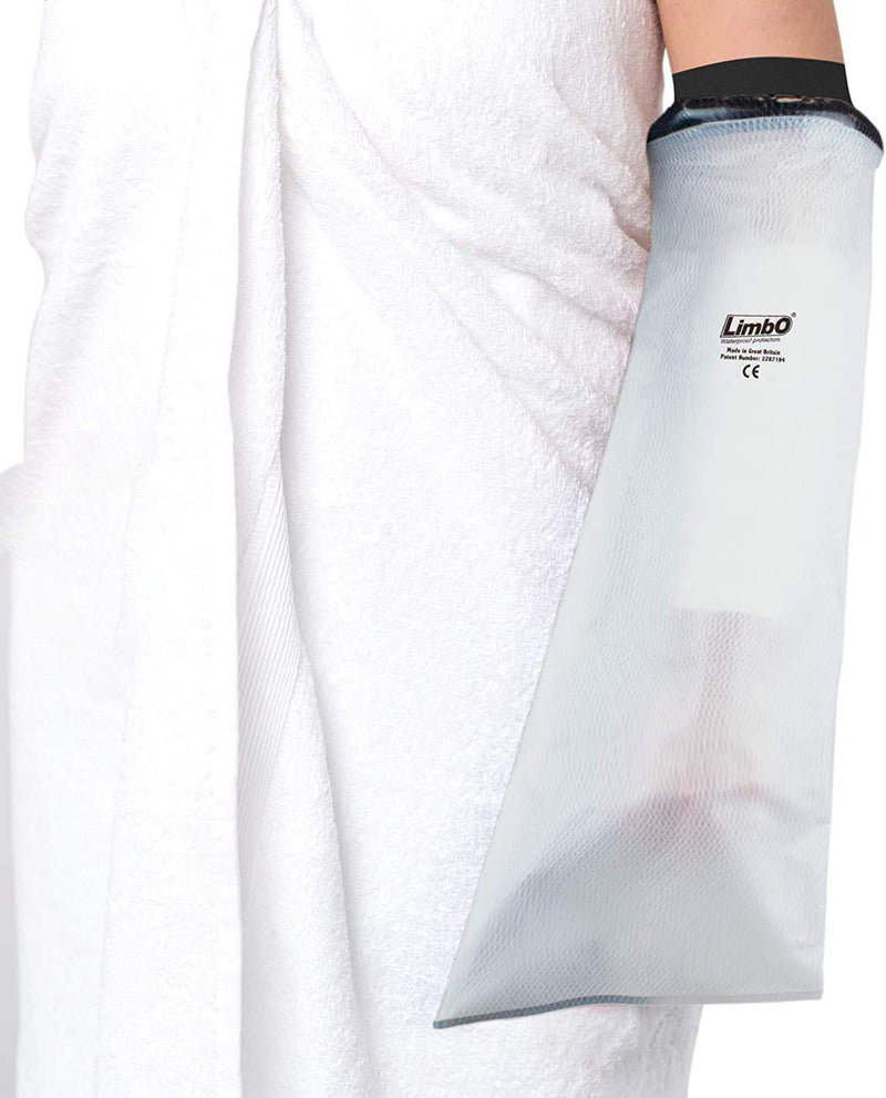 LimbO Waterproof Protectors Cast and Dressing Cover - Adult Half Arm (M50A: 22-25 cm Above Elbow Circ.) M50A: 22-25 cm Above Elbow Circ. - BeesActive Australia