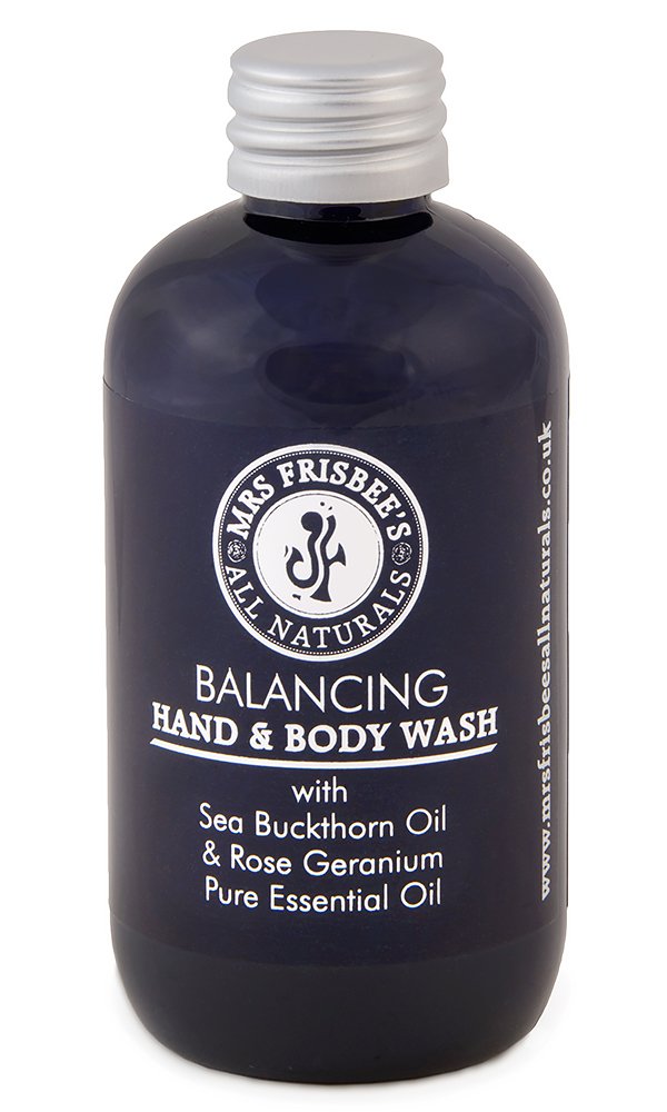 Balancing Hand & Body Wash (Rose Geranium) by Mrs Frisbee's All Naturals (100ml) 100ml - BeesActive Australia