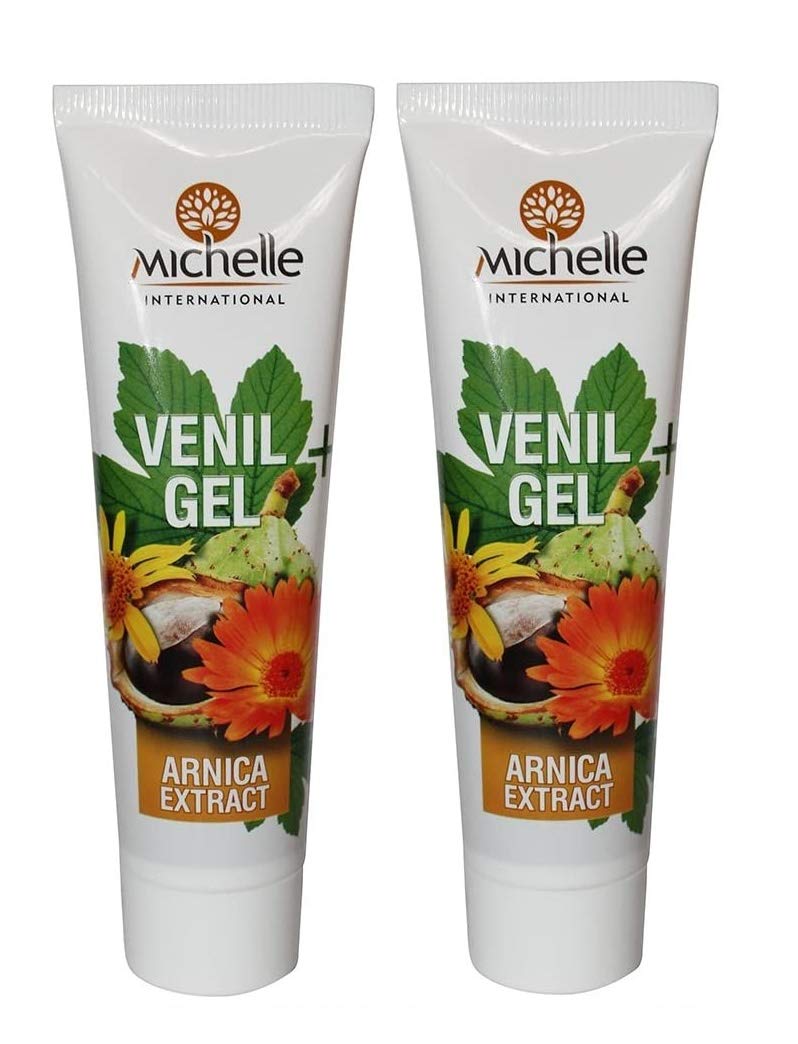 Venil Gel for Varicose Veins with Natural Extracts of Horse Chestnut, Oak Bark and Calendula - 2pcs x100ml - BeesActive Australia