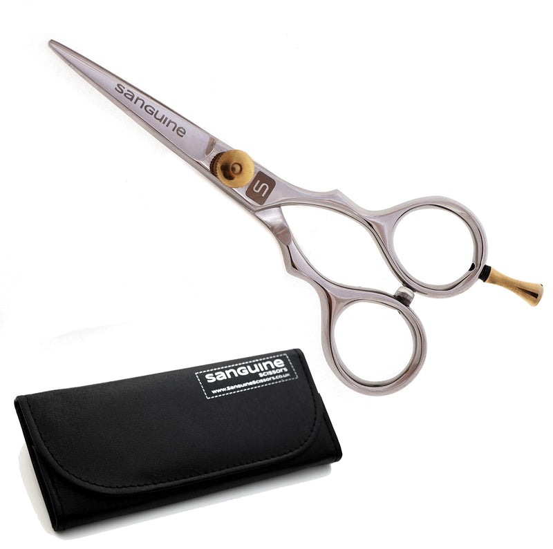 Moustache Scissors or Beard Trimming Scissors, Extremely Sharp - Silver 4.5 inch (11.5cm) - BeesActive Australia