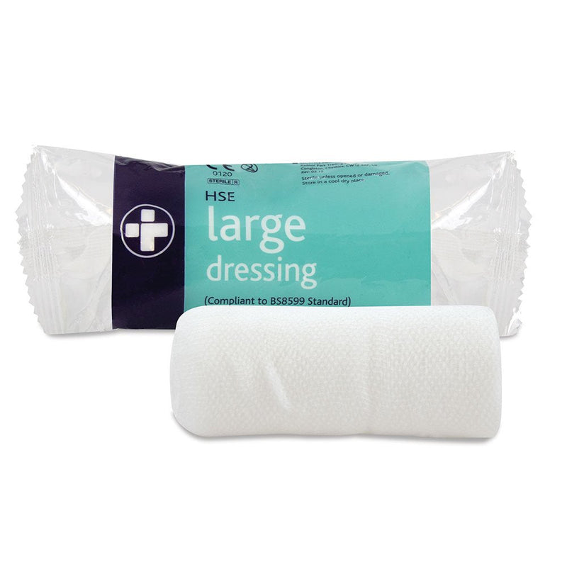 Reliance Medical 18 x 18 cm Large HSE Dressing Bandage and Pad for Ref 317 - Pack of 10 - BeesActive Australia