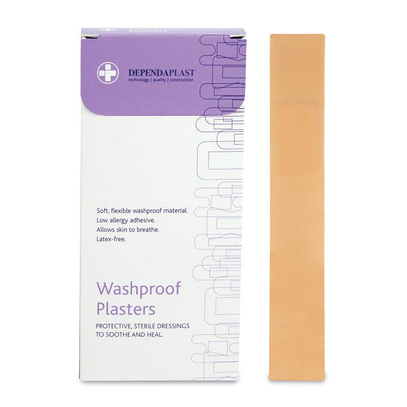 Reliance Medical Dependaplast REL557 Finger Extension Plaster, Washproof (Pack of 50) 2cm x 12cm - BeesActive Australia