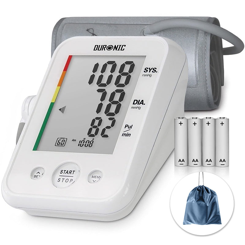 Duronic Blood Pressure Monitor Machine for Home Use BPM150 Electric Automatic Upper Arm BP Heart Rate Detector Medically Certified 22cm-42cm Cuff - BeesActive Australia