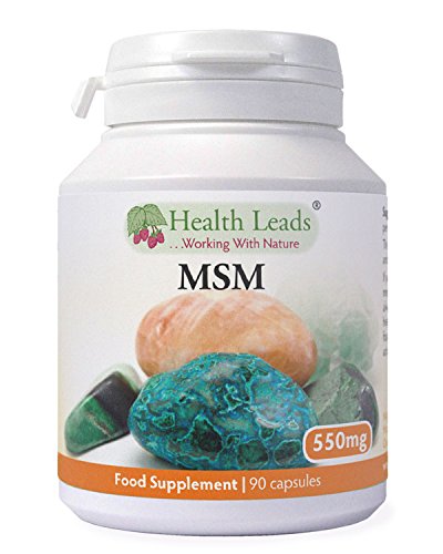 MSM (methylsulphonylmethane) 550mg x 90 Capsules (100% Additive Free Supplements) - BeesActive Australia