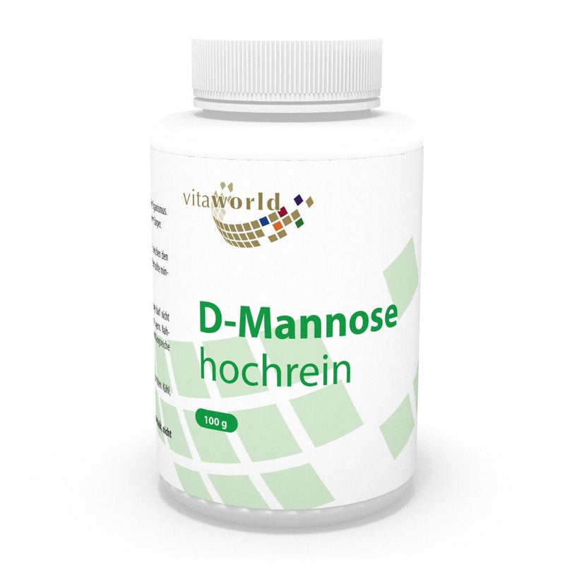Vita World D-Mannose powder 100g Vita World 100 % pure with analysis certificate Made in Germany - BeesActive Australia