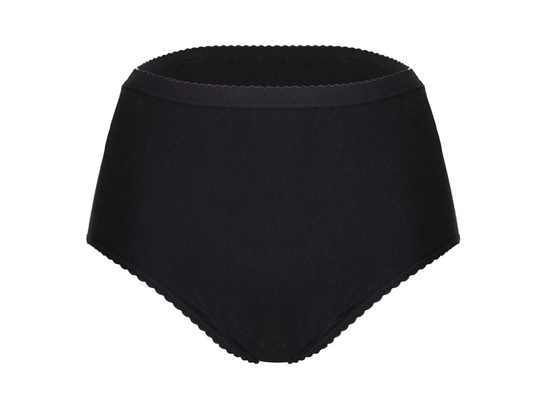 P&S Healthcare - Ladies Protective Pant - Washable Incontinence Pant - Ideal for IBS - Black and White Large - BeesActive Australia