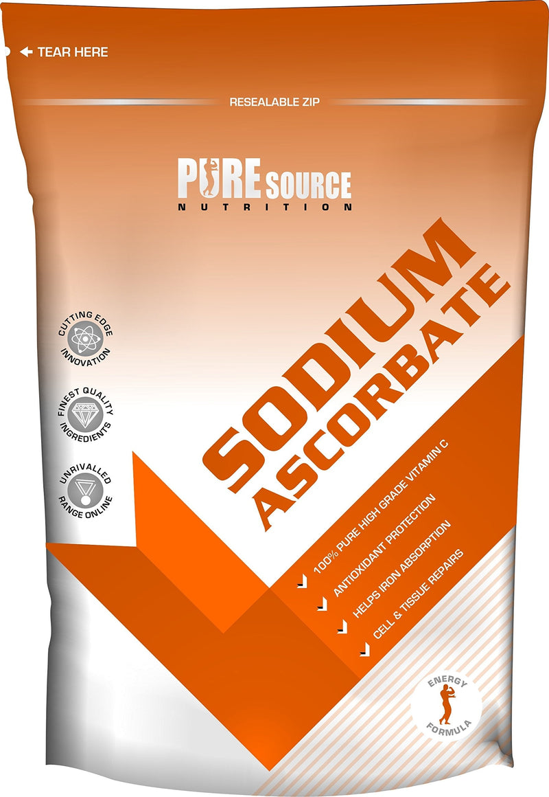 Pure Source Nutrition Pure Sodium Ascorbate Food Buffered Vitamin C Powder Food Grade 1kg / 1000g - BeesActive Australia