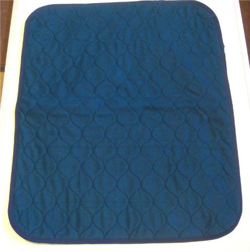 1 of Large (60cm x 50cm) Blue Washable Wheelchair Seat Armchair Incontinence pad Sheet - BeesActive Australia