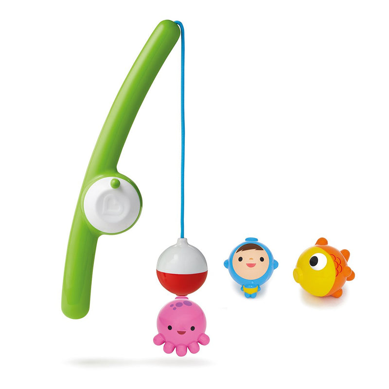 Munchkin Gone Fishin' Rod & Reel Magnetic Bath Toy Set (with 3 Distinct Underwater Bobbing Characters) - BeesActive Australia