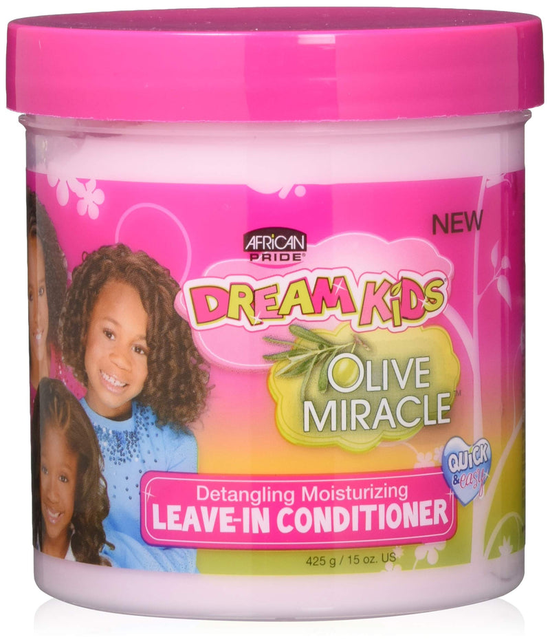 African Pride Dream Kids Olive Miracle Detangling Moisturizing Leave-In Conditioner, 425 gram - BeesActive Australia