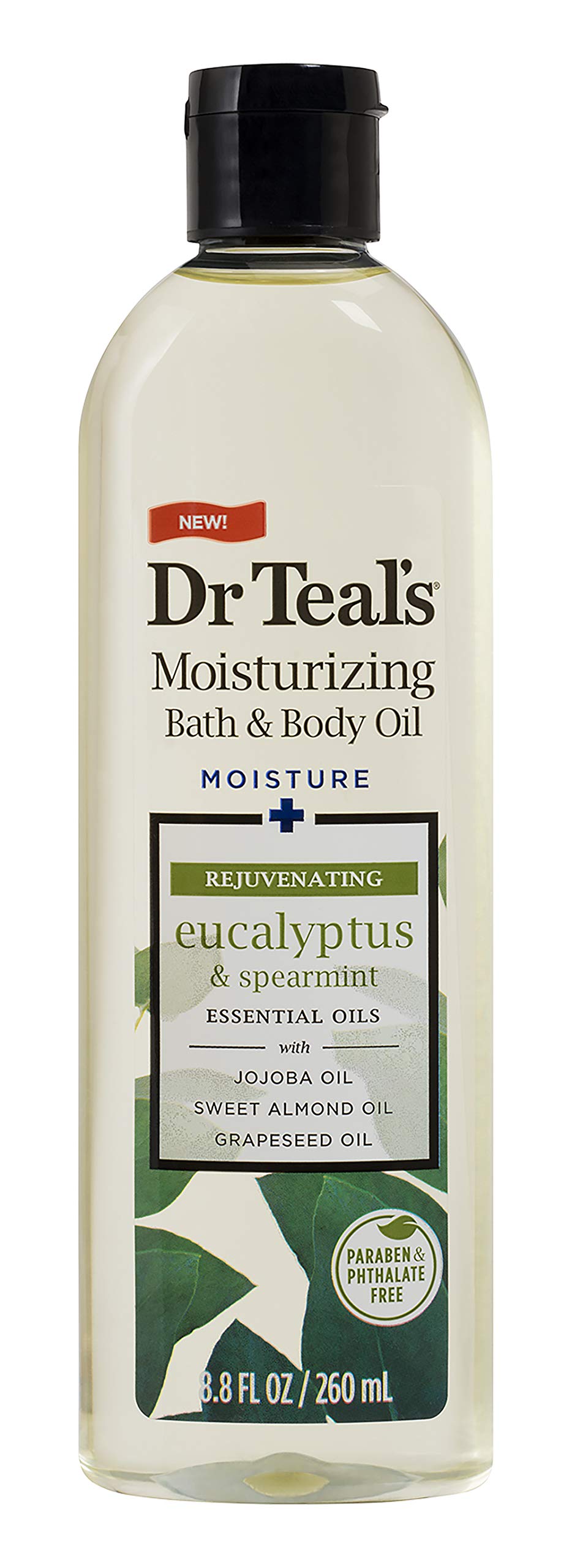 Dr Teal's Pure Epsom Salt Body Oil Relax & Relief with Eucalyptus & Spearmint 260 ml - BeesActive Australia
