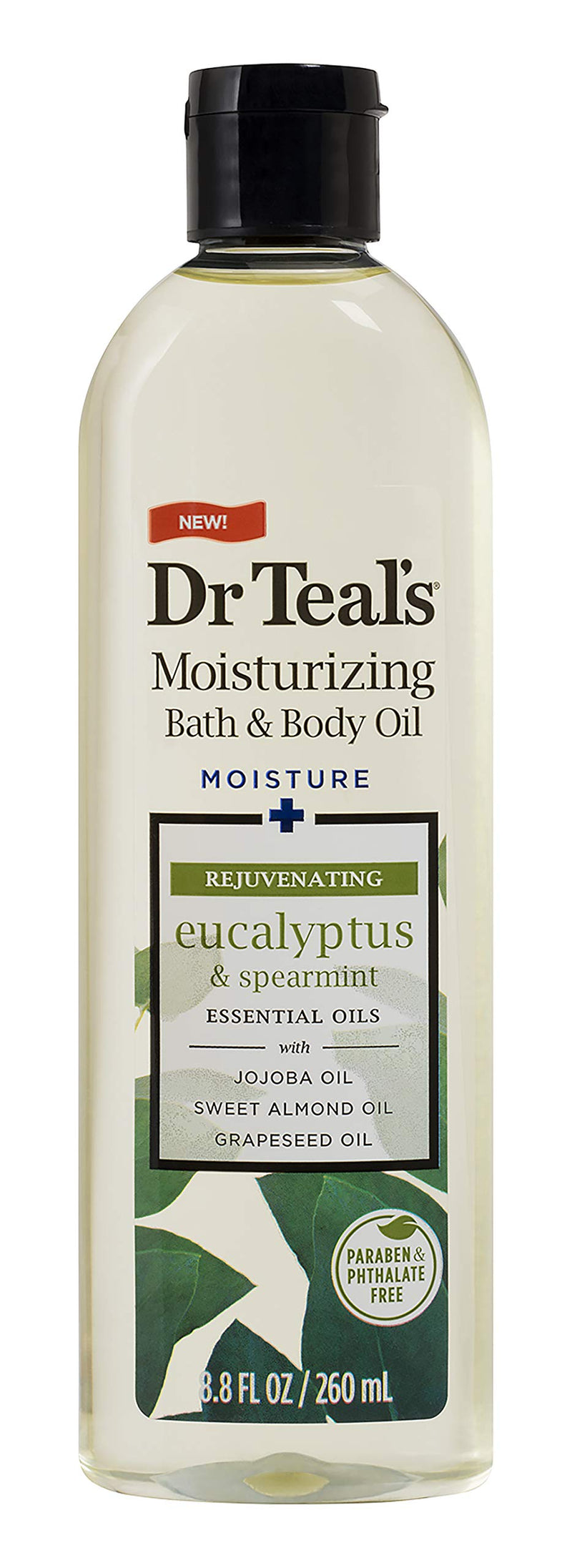 Dr Teal's Pure Epsom Salt Body Oil Relax & Relief with Eucalyptus & Spearmint 260 ml - BeesActive Australia