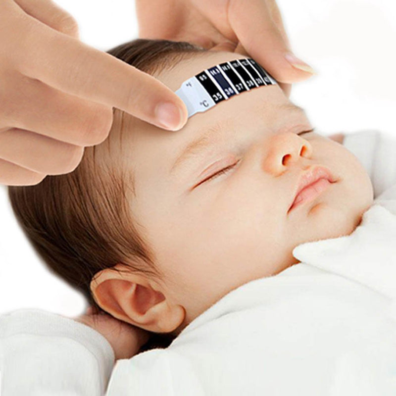 New, Reusable, Kids, Infant, Safety, Forehead Strip Thermometer, Baby Temperature Fever Body Test - BeesActive Australia