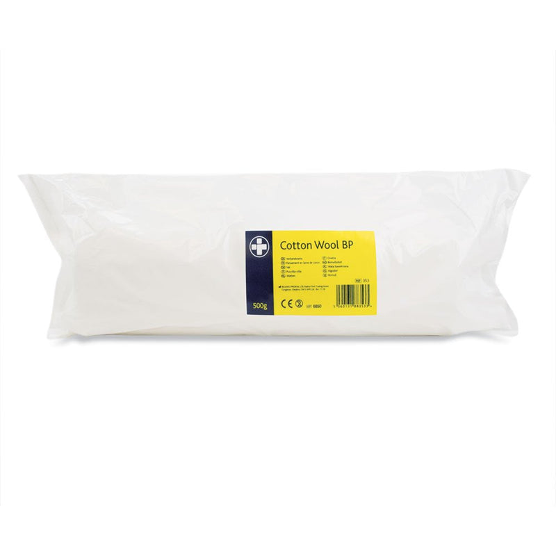 RELIANCE MEDICAL Cotton Wool BP 500g Highest Grade Absorbent Cotton Bp For Dressings And Wound Care - BeesActive Australia