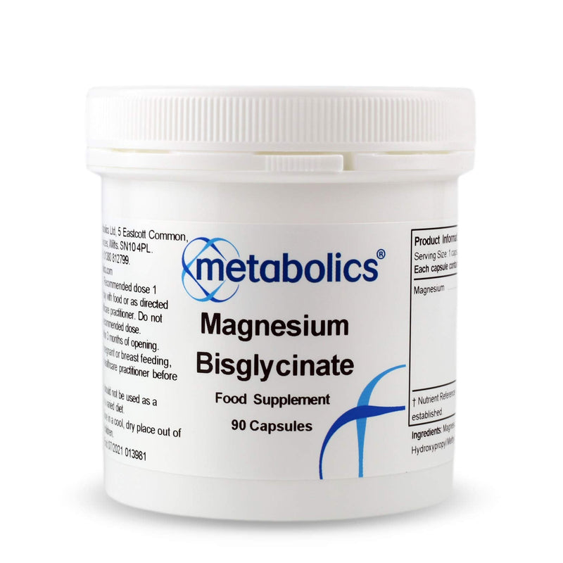 Magnesium Bisglycinate Capsules | 133mg of Magnesium Per Capsule | Magnesium Supplement for All Ages| 90 Vegan Magnesium Capsules - BeesActive Australia
