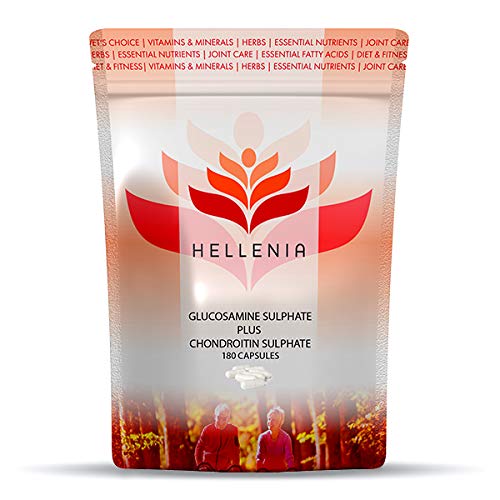 Glucosamine Sulphate 500mg Plus Chondroitin Sulphate 400mg |180 Capsules | Fast Release Formula | Manufactured in the UK - BeesActive Australia