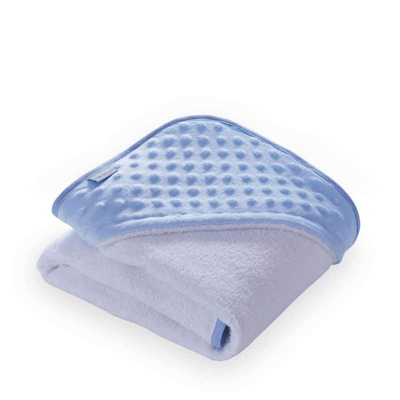 Clair de Lune | Dimple Hooded Towel Super Soft Cotton/Terry Towelling | 70 x 70 cm | Blue - BeesActive Australia