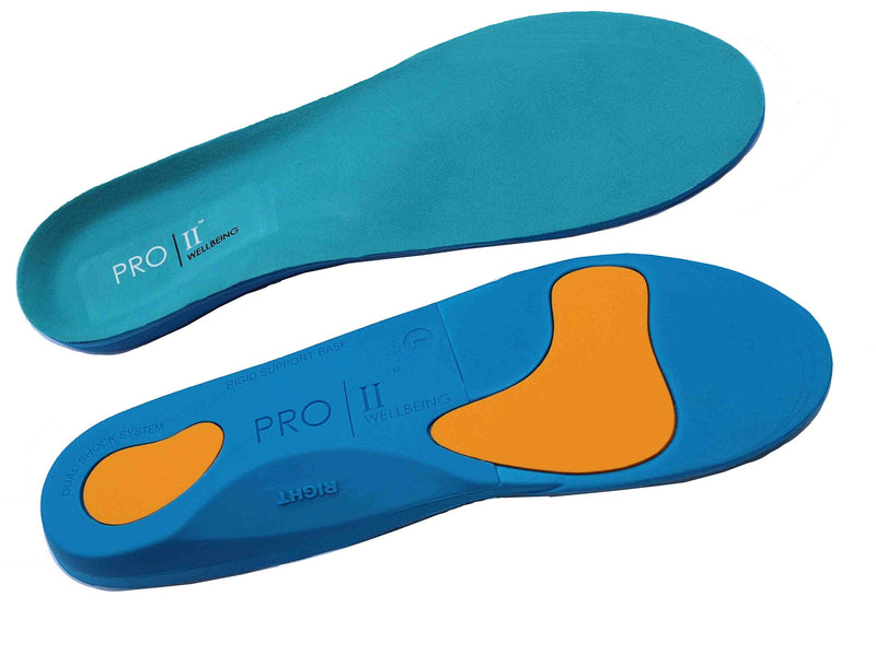 Pro11 wellbeing Orthotic sports insoles for trainers walking or work boots shoes 5-6.5 S - BeesActive Australia
