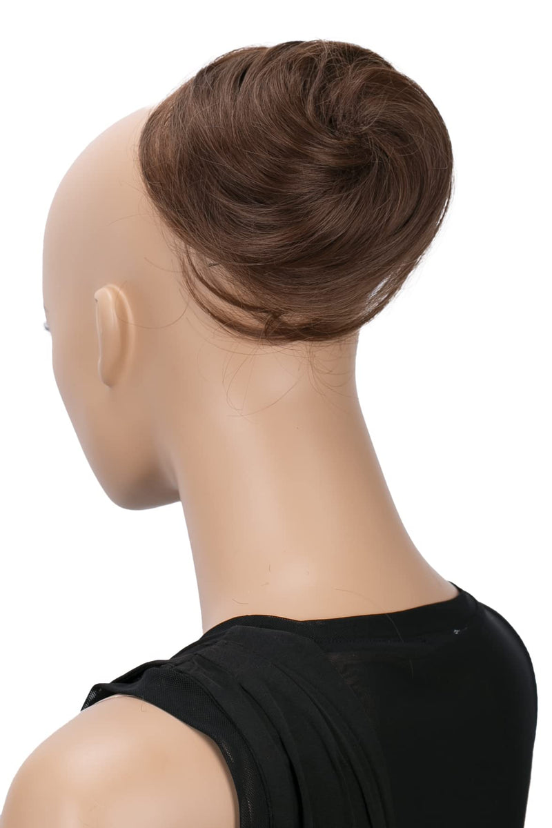 PRETTYSHOP Bun Hairpiece Ponytail Hepburn-Bun Scrunchie Updo Light Brown DC1 light brown #BTF DC1 - BeesActive Australia