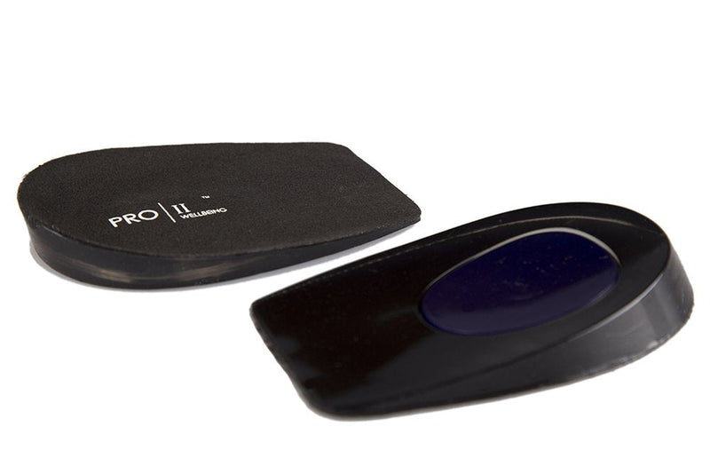 PRO 11 WELLBEING Pro11 Heel Pad With Raised Dynamic Gel Microbubbles To Absorb Shocks Black Small - BeesActive Australia