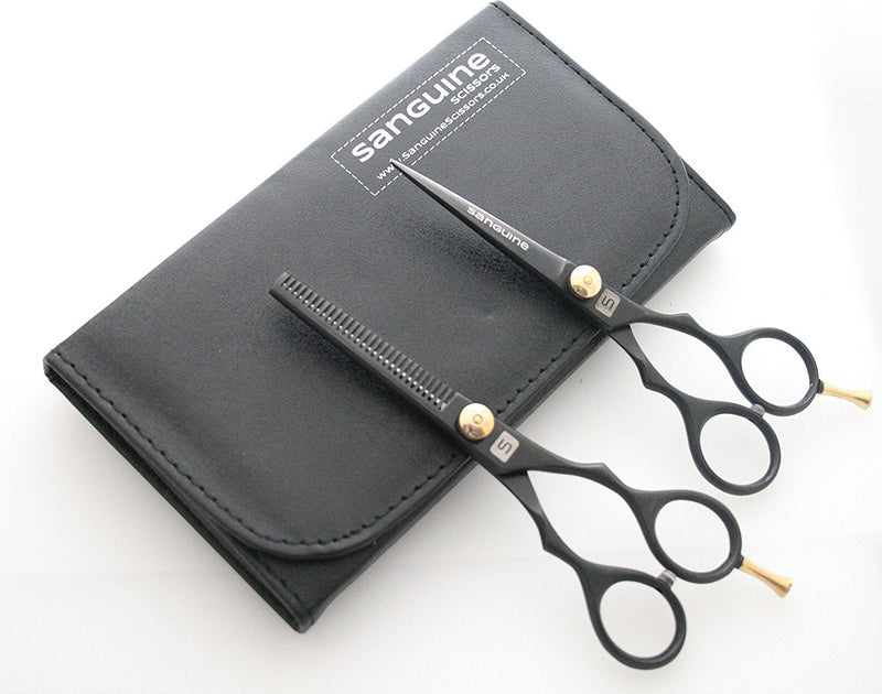 Professional Hair Scissors and Hair Thinning Scissors SET, 5.5 inch, Presentation Case 2 Piece Set - BeesActive Australia