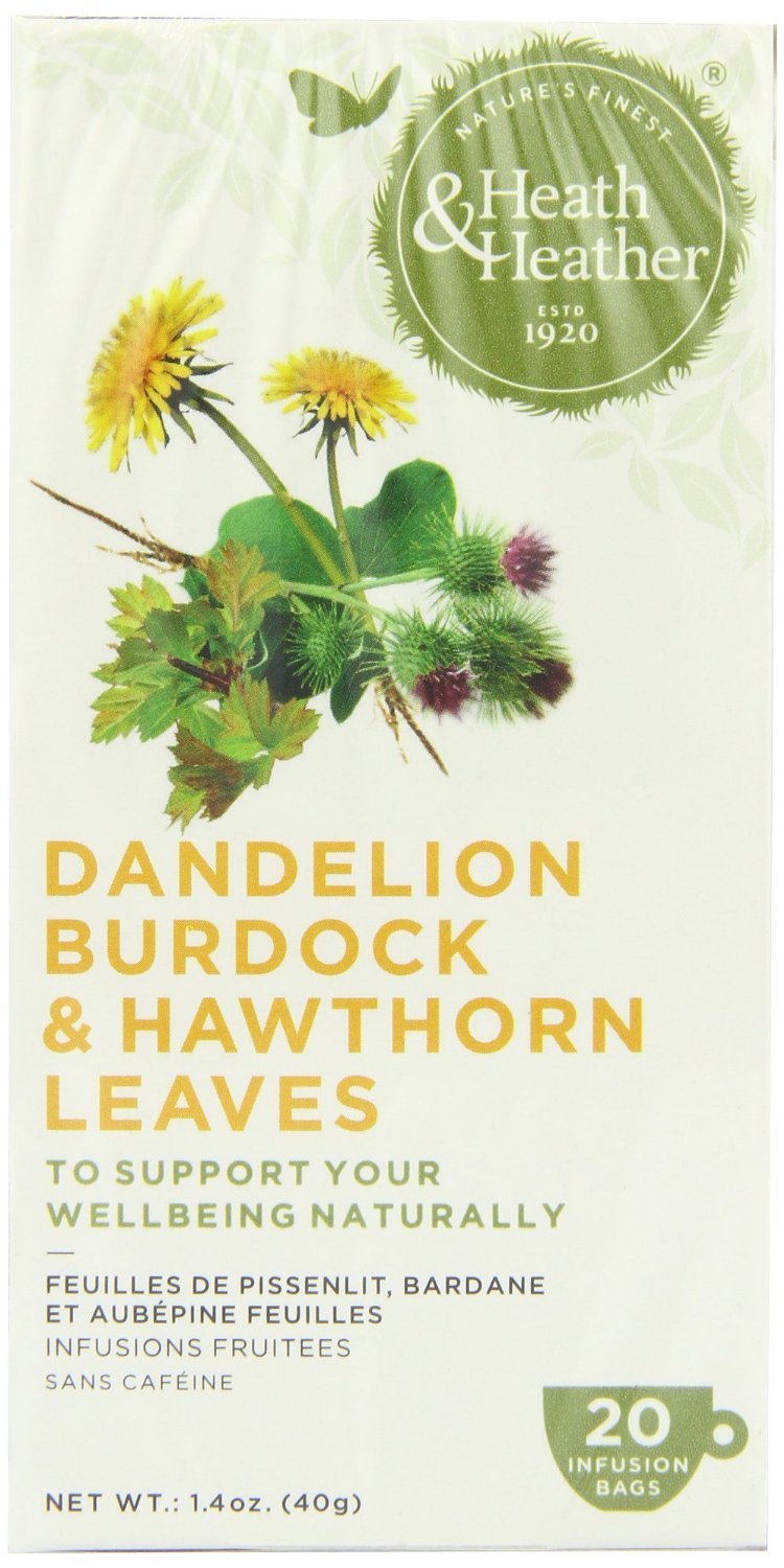 (2 Pack) - Heath And Heather - Dandelion Burdock & Hawthorn | 20 Bag | 2 PACK BUNDLE - BeesActive Australia